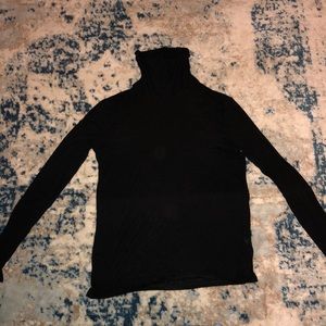 Black White House Black Market turtleneck